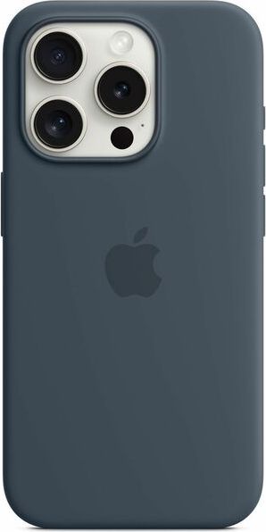 iPhone 15 Pro Silicone Case with MagSafe - Storm Blue