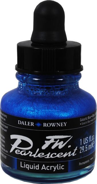 PEARLESCENT INK  1 OZ GALACTIC BLUE