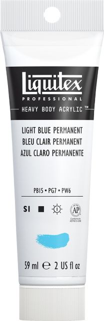 Heavy Body Acrylic 2oz Light Blue Permanent