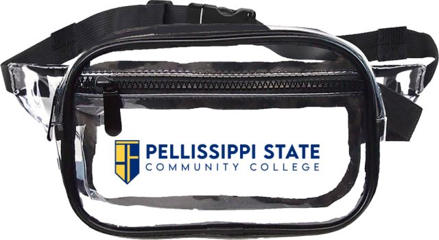Pellissippi Clear Fanny Pack Pellissippi State Community College Logo - ONLINE ONLY