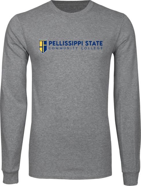 Pellissippi Long Sleeve T Shirt Pellissippi State Community College Logo - ONLINE ONLY
