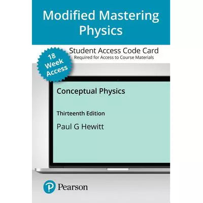 Mastering Physics with Pearson eText Access Code for Conceptual Physics (Single Term)