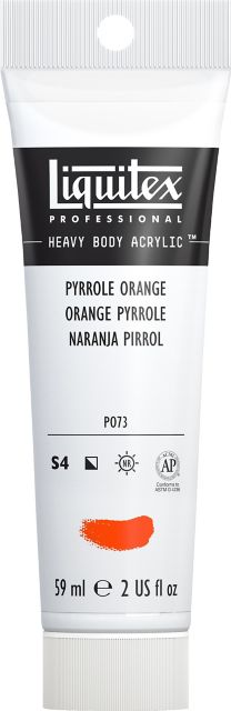 Heavy Body Acrylic 2oz Pyrrole Orange